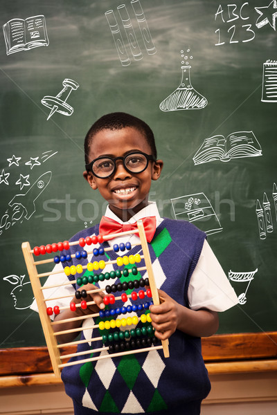 Bild Schule Kritzeleien Kind Porträt Stock foto © wavebreak_media
