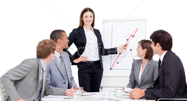 Confident businesswoman giving a presentation  Stock photo © wavebreak_media