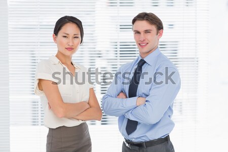 Businessman talking with co worker Stock photo © wavebreak_media
