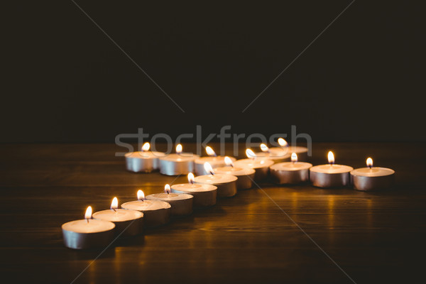 Candles in shape of cross Stock photo © wavebreak_media