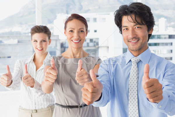 Business team standing all together Stock photo © wavebreak_media