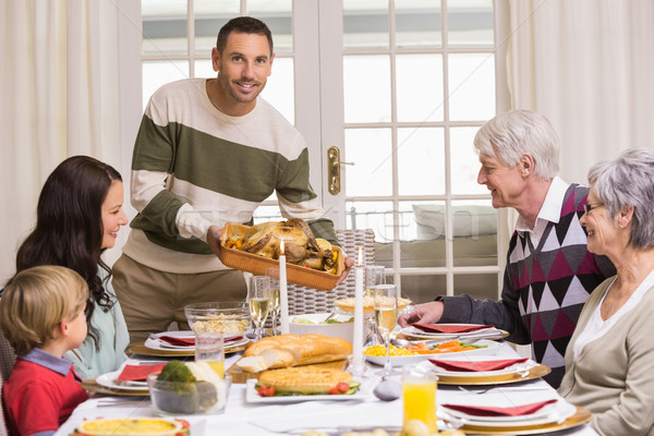 Foto stock: Homem · Turquia · natal · casa · sala · de · estar