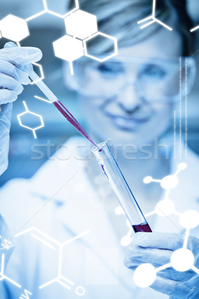 Composite image of science graphic Stock photo © wavebreak_media