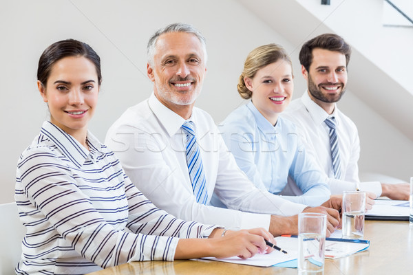 Affaires collègues réunion bureau femme [[stock_photo]] © wavebreak_media