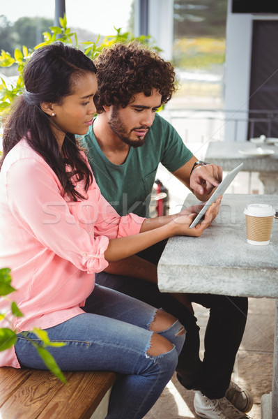 Couple using digital tablet  Stock photo © wavebreak_media