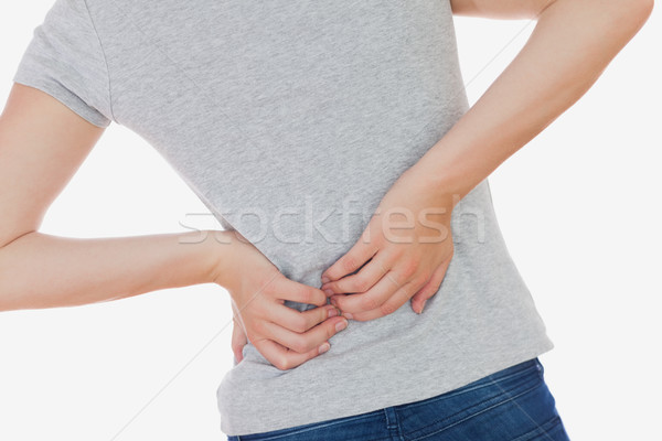 Foto stock: Mujer · dolor · femenino · tristeza · aislado · caucásico