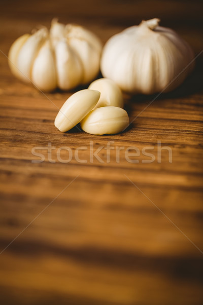 Ajo clavos bombilla tabla de cortar espacio de la copia cocina Foto stock © wavebreak_media