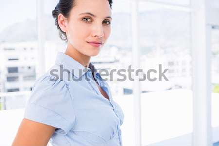 Composite image of portrait of smiling female doctor Stock photo © wavebreak_media