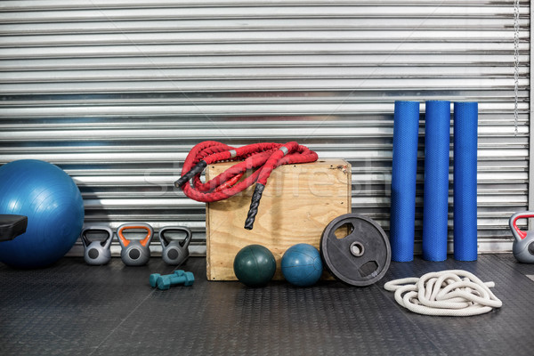 View of fitness equipment Stock photo © wavebreak_media