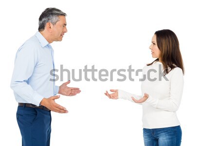 Couple arguing while standing Stock photo © wavebreak_media