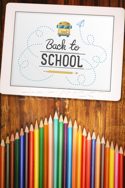 Stock photo: Composite image of back to school