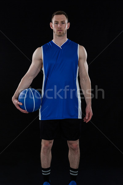 Spieler halten Basketball schwarz Sport Stock foto © wavebreak_media