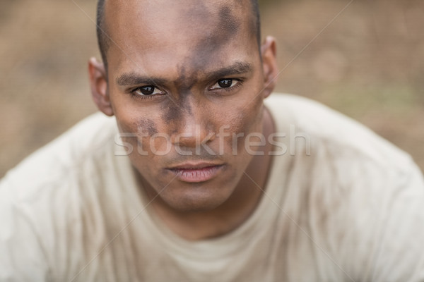 Foto stock: Encajar · hombre · arranque · campamento · fitness · deportes