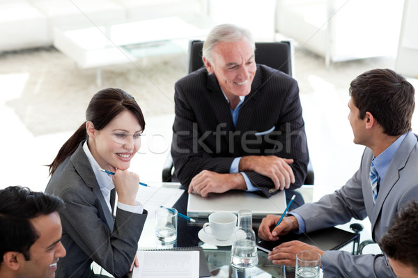 International business people discussing a business plan Stock photo © wavebreak_media