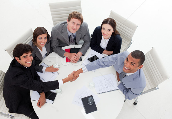 Internatonal Business people closing a deal Stock photo © wavebreak_media