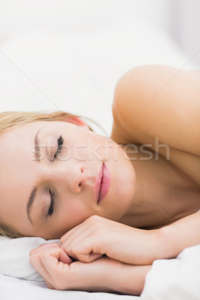 Close-up of beautiful young woman sleeping Stock photo © wavebreak_media