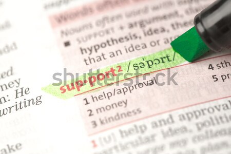 [[stock_photo]]: Définition · affaires · dictionnaire · vert · noir · informations