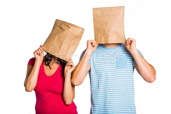 çanta çift kafa kadın erkek Stok fotoğraf © wavebreak_media