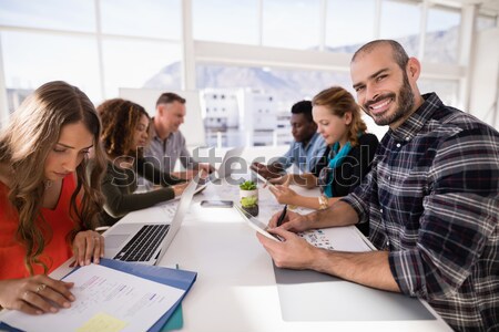 Creative business people in meeting Stock photo © wavebreak_media