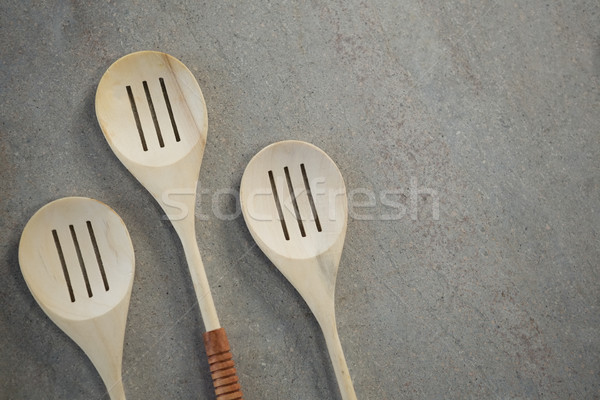 HIgh ange view of spatulas arranged side by side Stock photo © wavebreak_media