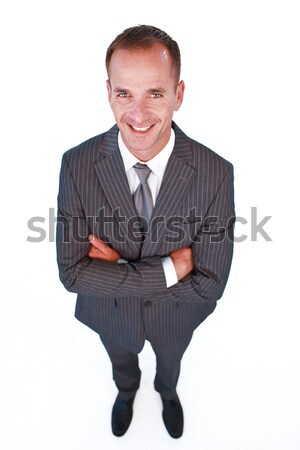 High angle of a smiling businessman Stock photo © wavebreak_media