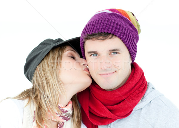 United couple looking at the camera together  Stock photo © wavebreak_media