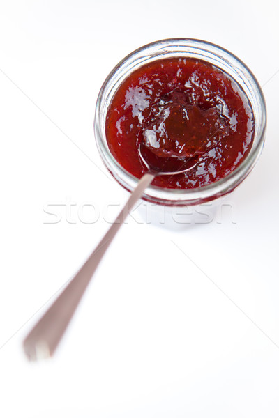 Jar confiture prêt manger blanche Photo stock © wavebreak_media