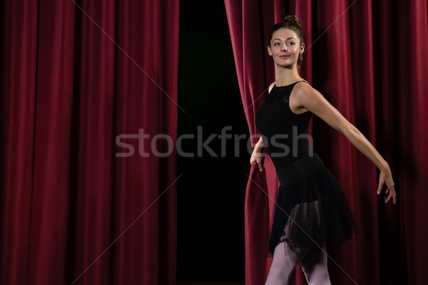 Bailarina realizar ballet danza etapa teatro Foto stock © wavebreak_media