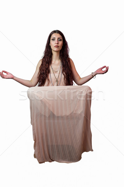 Portrait of beautiful woman levitating  Stock photo © wavebreak_media