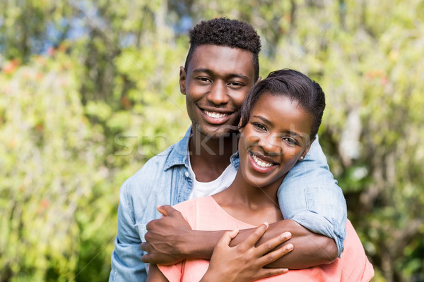 Happy couple couple posing together Stock photo © wavebreak_media