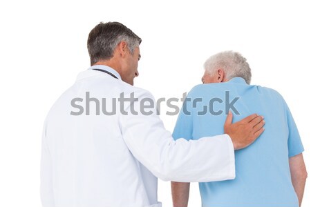 Médecin supérieurs patient blanche homme santé [[stock_photo]] © wavebreak_media