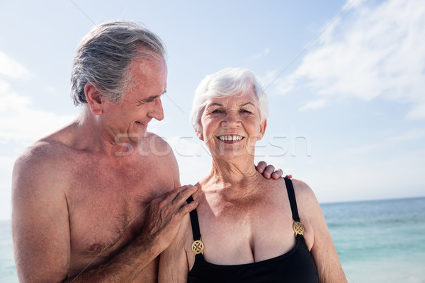 Couple de personnes âgées plage amour homme [[stock_photo]] © wavebreak_media