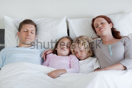 Young family taking a rest together Stock photo © wavebreak_media