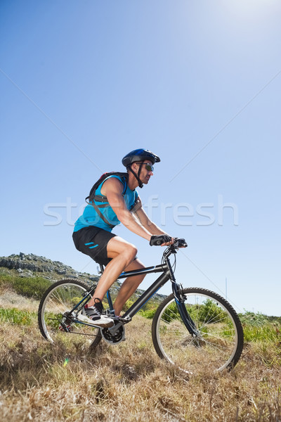 Potrivi ciclist calarie munte Imagine de stoc © wavebreak_media