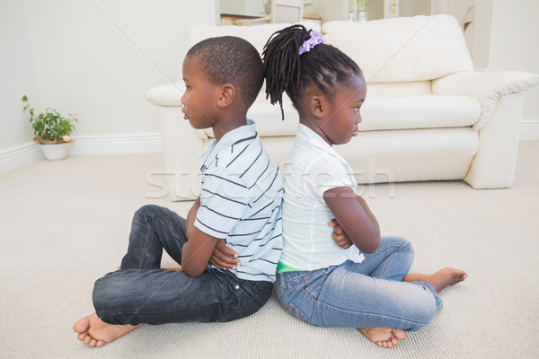 Siblings not talking to each other Stock photo © wavebreak_media