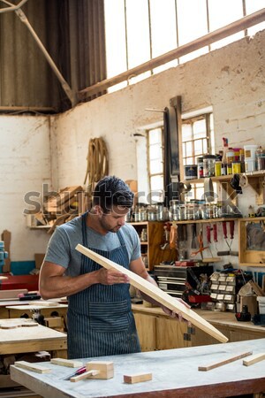 Male potter assisting girl in molding a clay Stock photo © wavebreak_media