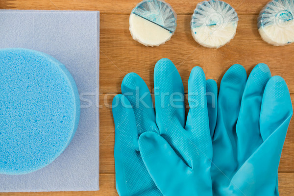 Sünger geniş tablo temizlik beyaz kimyasal Stok fotoğraf © wavebreak_media