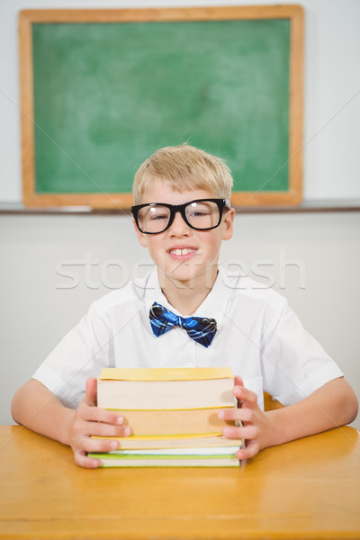 Smart student wearing glasses Stock photo © wavebreak_media