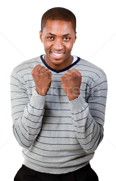 Young man with fists Clenched  Stock photo © wavebreak_media