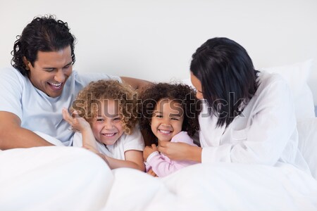 Jovem família quarto amor casa Foto stock © wavebreak_media