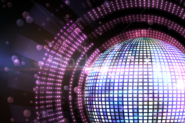 Stock photo: Digitally generated disco ball