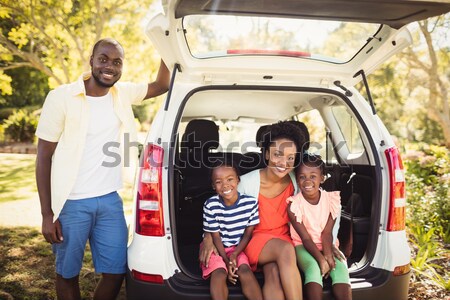 Happy family getting ready for road trip Stock photo © wavebreak_media
