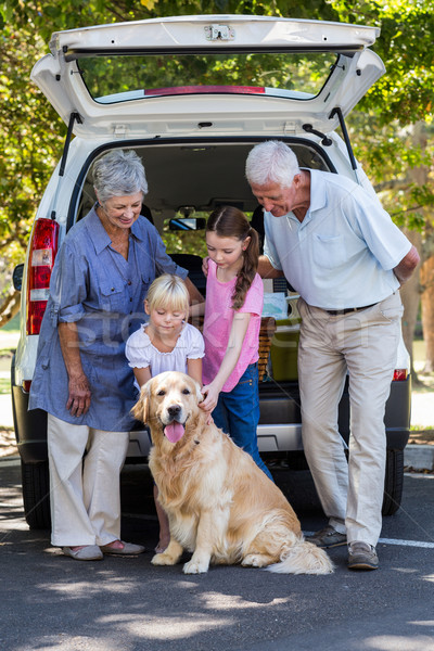 Grandparents going on road trip with grandchildren Stock photo © wavebreak_media