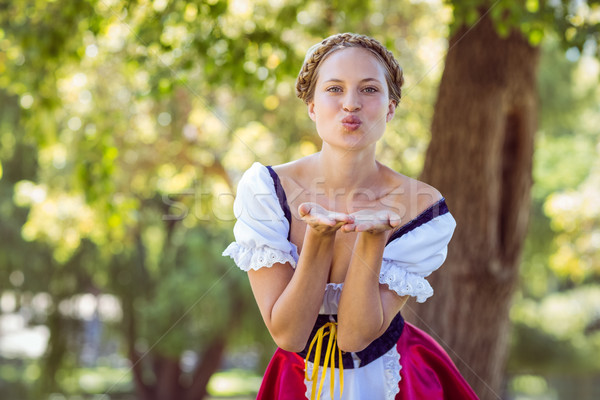 Foto stock: Bastante · oktoberfest · beso · parque