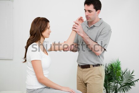 Casual colleagues in an argument at office Stock photo © wavebreak_media