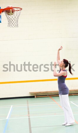 Low angel view of boy wearing virtual reality simulator gesturing Stock photo © wavebreak_media