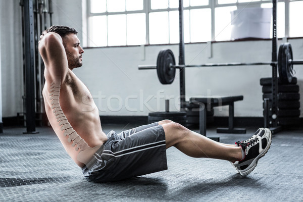 Huesos hombre gimnasio compuesto digital fitness Foto stock © wavebreak_media
