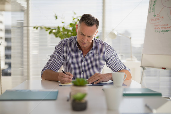 Male executive working in office Stock photo © wavebreak_media