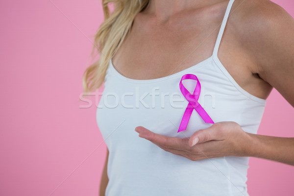 Donna consapevolezza nastro seno Foto d'archivio © wavebreak_media