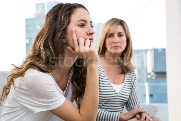 Daughter thinking with mother Stock photo © wavebreak_media